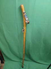 HIKING/WALKIN STICK MADE FROM NM YUCCA PLANT 51″ 12.8 OZ with bandana and holder