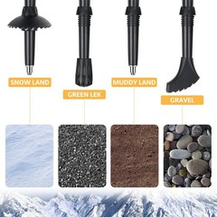 Trekking Poles Collapsible Hiking Poles – Aluminum Alloy 7075 Trekking Sticks…