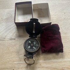 Vintage Engineer Lensatic Compass. Lot 219