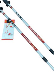 Lexi Junior Vario XT Trekking Poles Red Winter Hiking Climbing