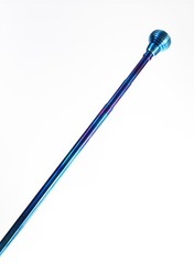 Handcrafted Convertible Titanium Walking Cane with Ice Ferrule