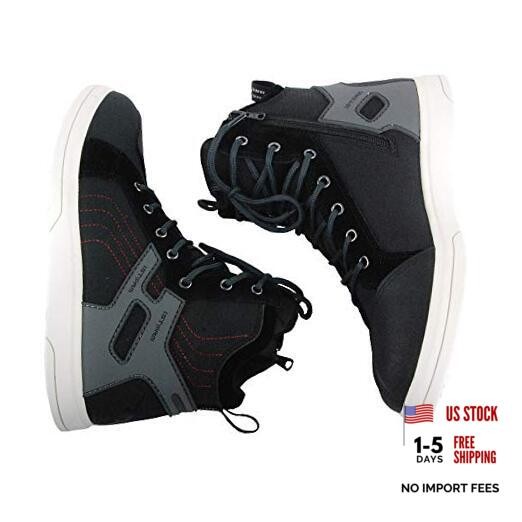 Men’s Motorcycle Boots Rider Racing Hiking Trekking Outdoor 9.5 Mt035-gray