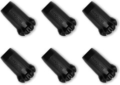 6-Pack Rubber Trekking Pole Tips for Enhanced Outdoor Grip and Stability