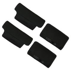 1 Set Black Reusable Walking Stick Armpits Pad Durable Crutch Handle Grip