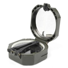 Pocket Transit Army Geology Compass Case Outdoor Hiking Camping Survival Tool US