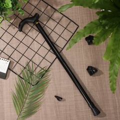 Lightweight Aluminum Alloy Walking Cane Adjustable Two Section Telescopic Pole