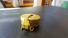 Vintage Engineer Directional Compass Copper Gold Tone Color 2″ Diameter