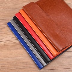 PU Leather A5 File Folder Document Holder A5 Envelope Folder with Black&brown