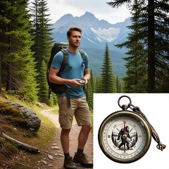 Outdoor Activity Essential Small Compasses Precise Positioning Pocket Sized
