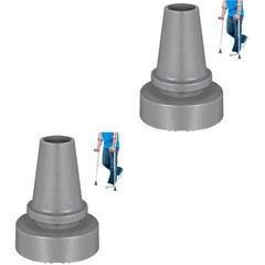 2 Pieces Walking Cane Rubber Tips Heavy Duty Crutch Crutches Accessories Feet