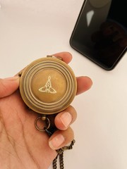 Engraved Brass Compass Gift For Son From Mom Inspirational Leather Case