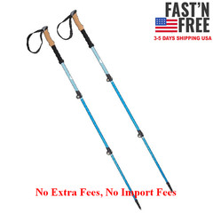 Carbon Fiber Trekking Poles, Adjustable Quick Lock, Cork Grip,Lightweight,2 Pack