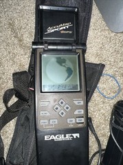 Eagle AccuNav Sport Portable GPS W/Storage Bag Clean Battery Comp VTG