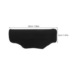 1 Set Durable Black Crutch Underarm Cushion Reusable Walking Stick Accessory