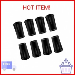 8Pcs Trekking Pole Tips Replacement Protectors, Rubber Feet for Hiking Pole Tips