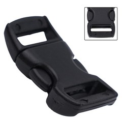 Plastic Buckle Plastic Buckle Practical Umbrella Rope Black Buckle-Paracord