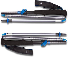 BLACK DIAMOND Distance Z Trekking Poles (Pair) | Ultralight | Foldable Z-Pole De