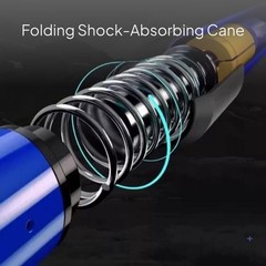 Aluminum trekking pole, antivibration