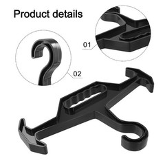 Heavy Duty Vest Hanger with Grip Handle for Easy Carrying of Heavy Gear