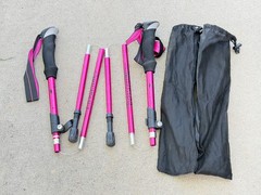 Sets of Covacure Trekking Poles 100-120CM Pink .. 5R