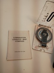 Coghlan’s Combination Lensatic/Map Compass with Case & Owner’s Manual