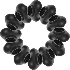 12Pcs Reusable Trekking Poles Basket Attachment Lightweight Hiking Stick Parts