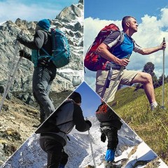 Hiking Pole Detachable Lightweight for Hiking Stick Walking Pole for Man Women