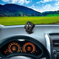 Car Compass Portable Auto Dashboard Ball Compass for Accurate Direction