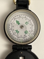 Vintage Engineer Directional Lensatic Survival Compass Military Be Prepared!