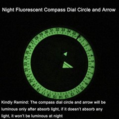 DETUCK Military Compass Metal Lensatic with Inclinometer, Night…