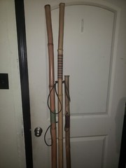 BAMBOO CANE, HIKING, WALKING, STAFF, CANE