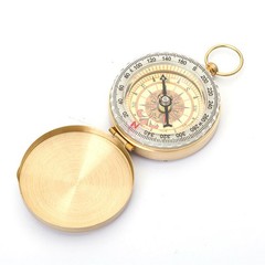 Portable Brass Compass G50 Pocket Watch For Hiking Camping Military Survival