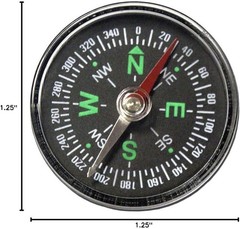 Pocket Sized Economy Compass (1-1/4″)