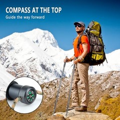 Hiking Pole Detachable Lightweight for Hiking Stick Walking Pole for Man Women