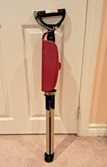 Step2Gold Ta-Da Chair Series 2 Walking Stick Cane with Foldable Seat-Red-300 LBS