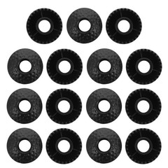 15Pcs Durable Plastic Trekking Pole Replacement Parts Black for Outdoor Climbing