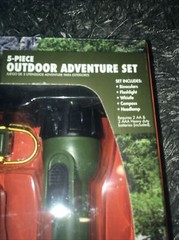 NEW Ozark Trail 5 Piece Outdoor Adventure Set Binoculars Compass Flashlight Etc.
