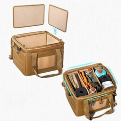 Waterproof 25L Outdoor Storage Bag Collapsible Design with Removable PVC Panels