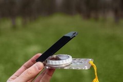 Explorer Folding Compass with Signaling Mirror and Cord (EXP30) Free Shipping.