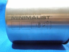 GSI Glacier Minimalist Stainless Steel Cup 4″ Tall x 4″ Across Cook Kit Part