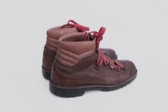 VINTAGE MB LIKE MEINDL DANNER HIKING BOOTS LEATHER HANDMADE ITALY 29cm
