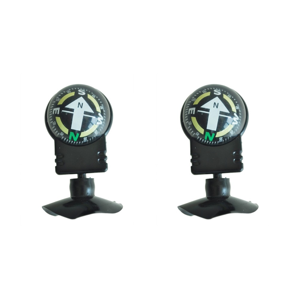 2X Dashboard Dash Mount Navigation Car Boat Truck Suction Black Z9V25043