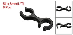 6Pcs Trekking Pole Clips Walking Stick Accessories Double Rod Buckle Connector