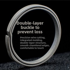 Keychain Carabiner Lightweight Alloy for Outdoor Backpack Hanging Buckle