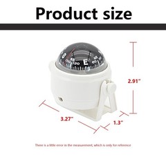 Dashboard Compass For Car | Self Adhesive Dashboard Compass Auto Ball RV SUV