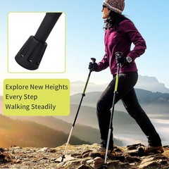 8 Pcs Universal Replacement Rubber Tips for Trekking Poles & Walking Sticks