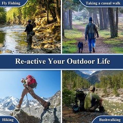 Packable Trekking Poles with Adjustable Height for Men, Women, and Seniors