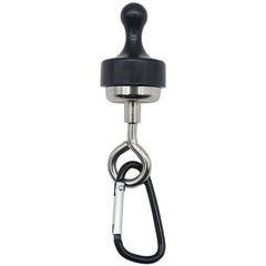 Magnetic Hook Canopy Hanger Powerful Magnet Aluminum D-ring Compact Portable