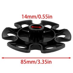 Hiking Poles with Detachable Mud Ski Basket – 4PCS (Black)