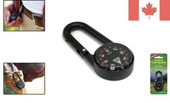 Multi-Functional Carabiner Compass – Lightweight Adventure Essential